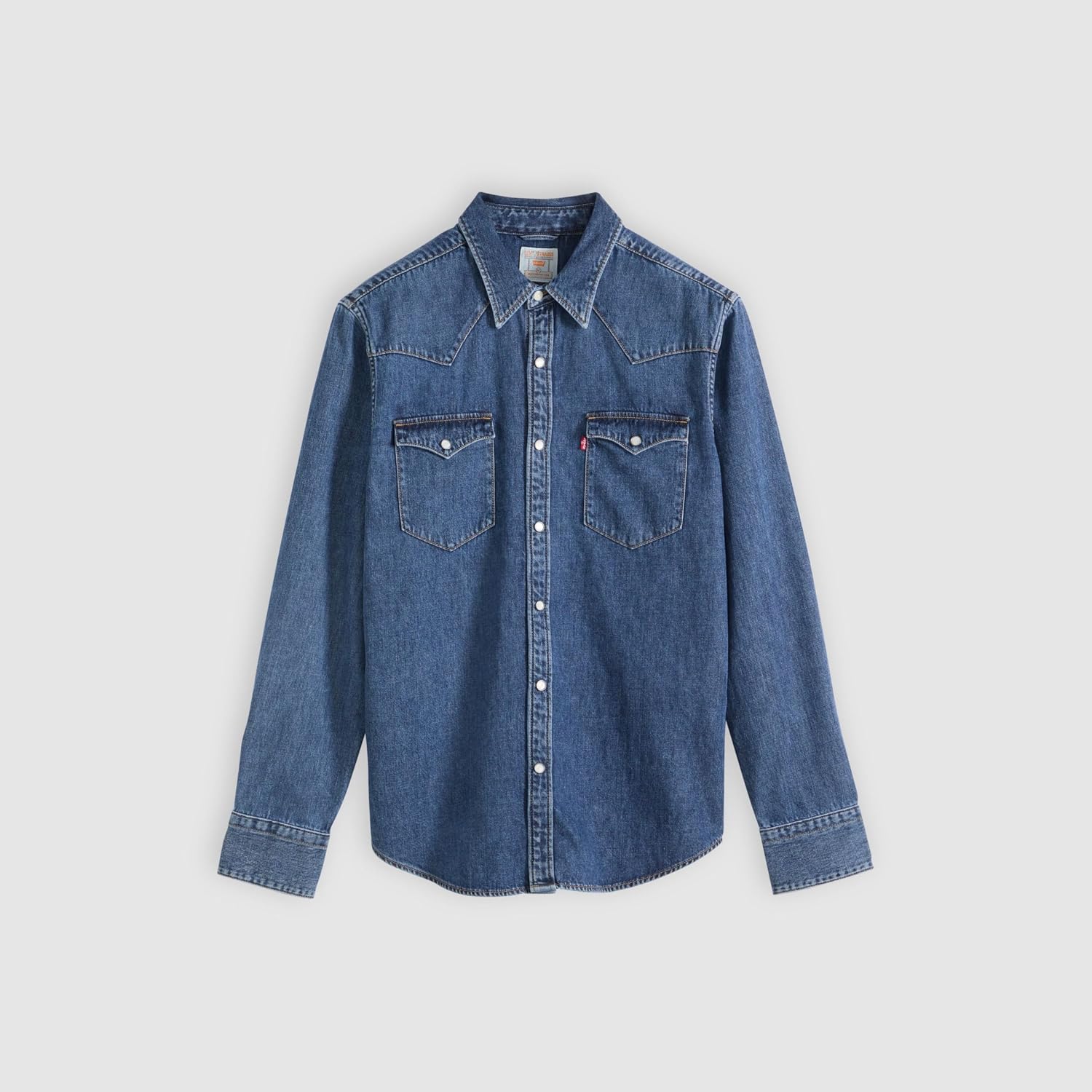 Detalle de Levi's Barstow Western Standard Camicia Uomo — stile classico e praticità quotidiana