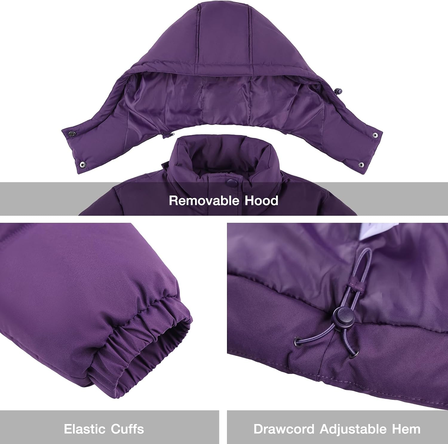 Thumbnail 6 de CAMLE CROWN Women's Puffer Jacket, Polyester