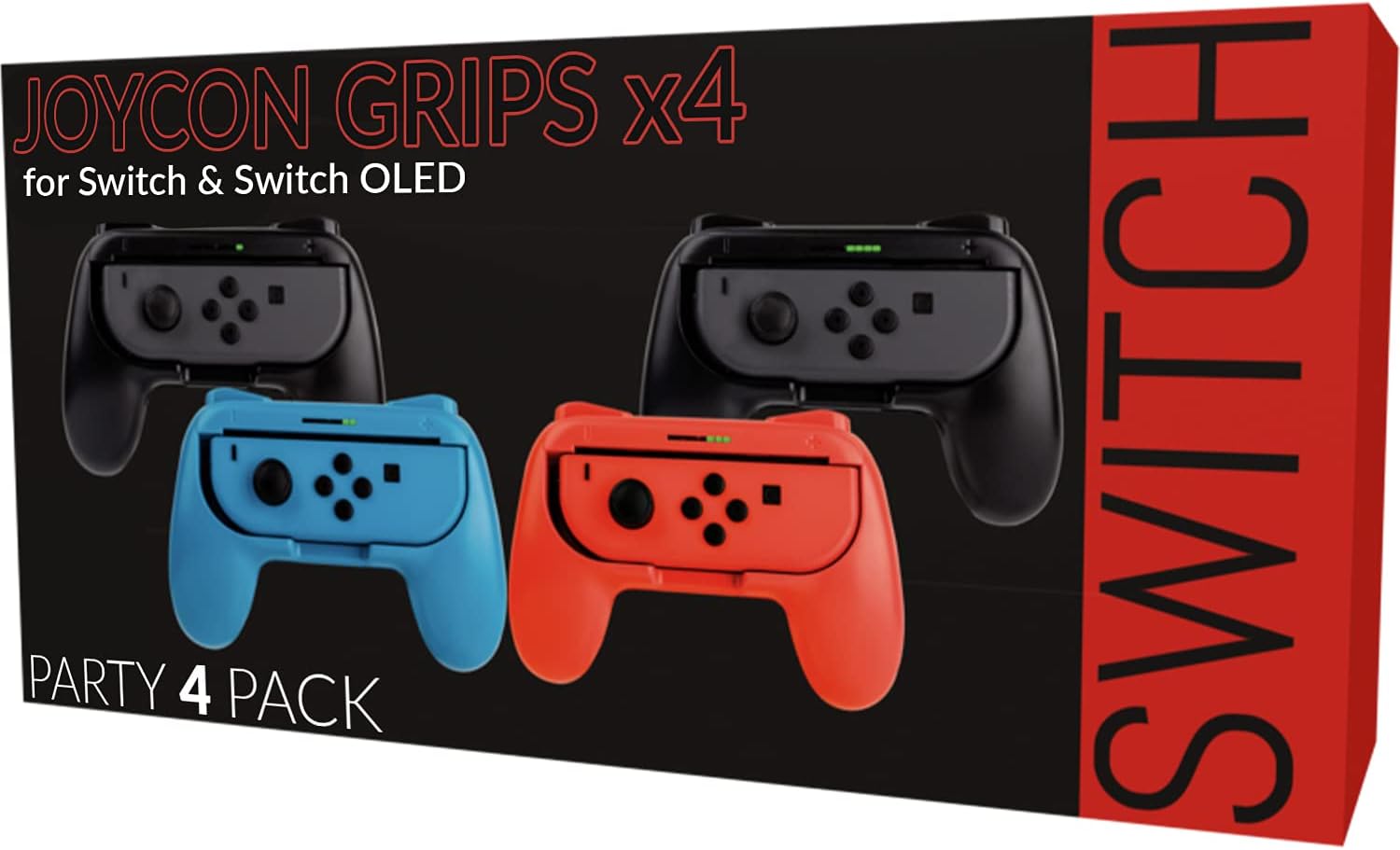 Thumbnail 1 de Orzly Switch Controller Grip 4 pezzi