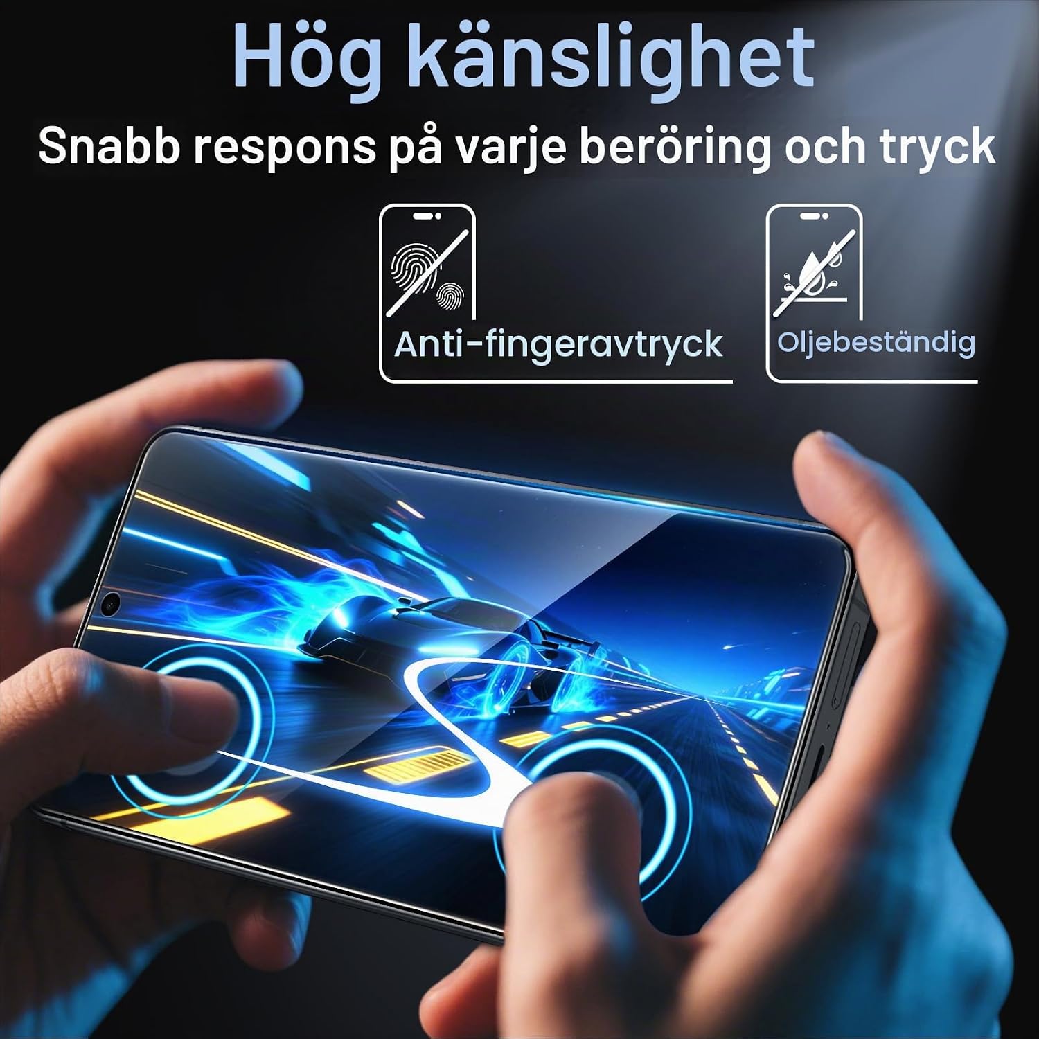 Thumbnail 6 de JETech Galaxy S26 Plus TPU-skärmskydd med justeringsbricka, 3-pack