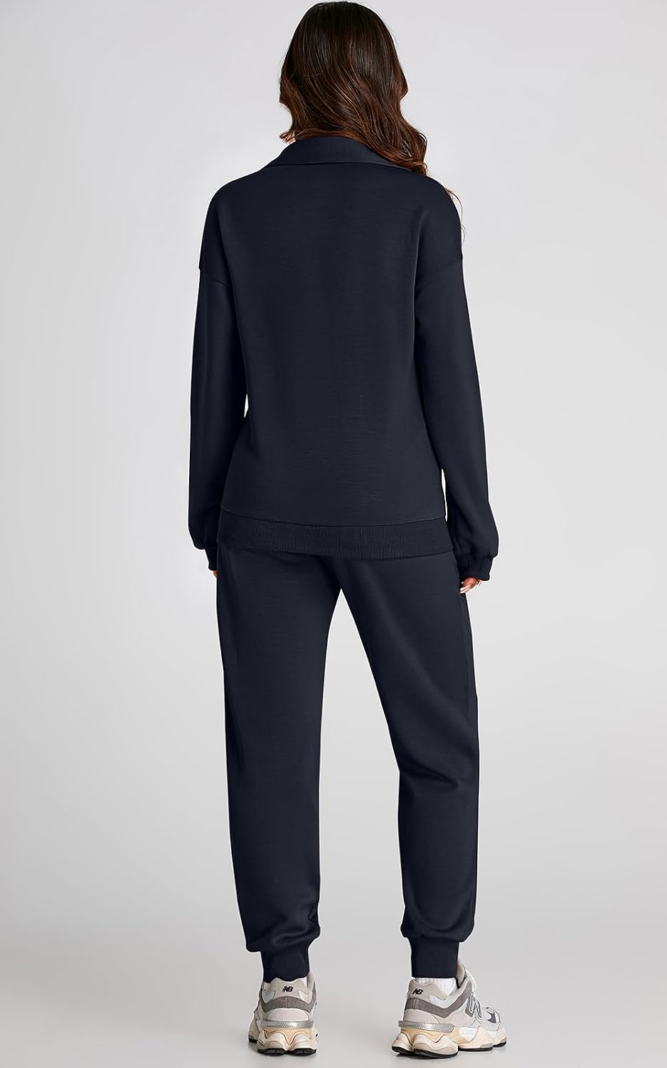 Thumbnail 4 de PRETTYGARDEN 2-Piece Half Zip Sweatsuit