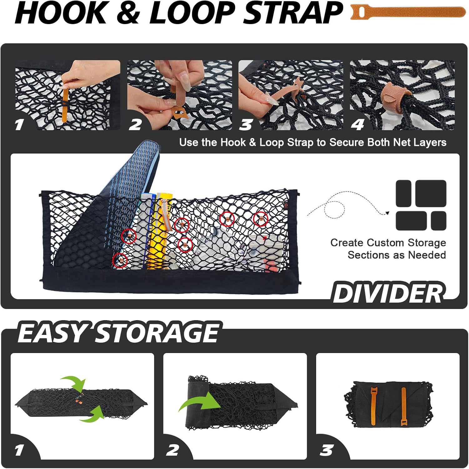 Thumbnail 6 de Muslogy Ford F-150 Truck Bed Cargo Net and Trunk Netting