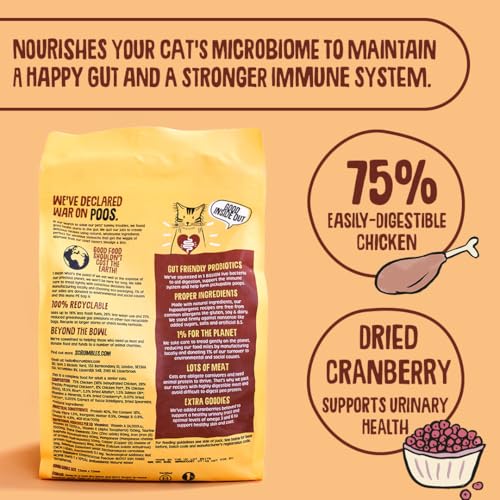 Detalle 2 de Scrumbles All Natural Dry Cat Food with 75% Chicken – High Protein for Adults & Seniors (2.5Kg)