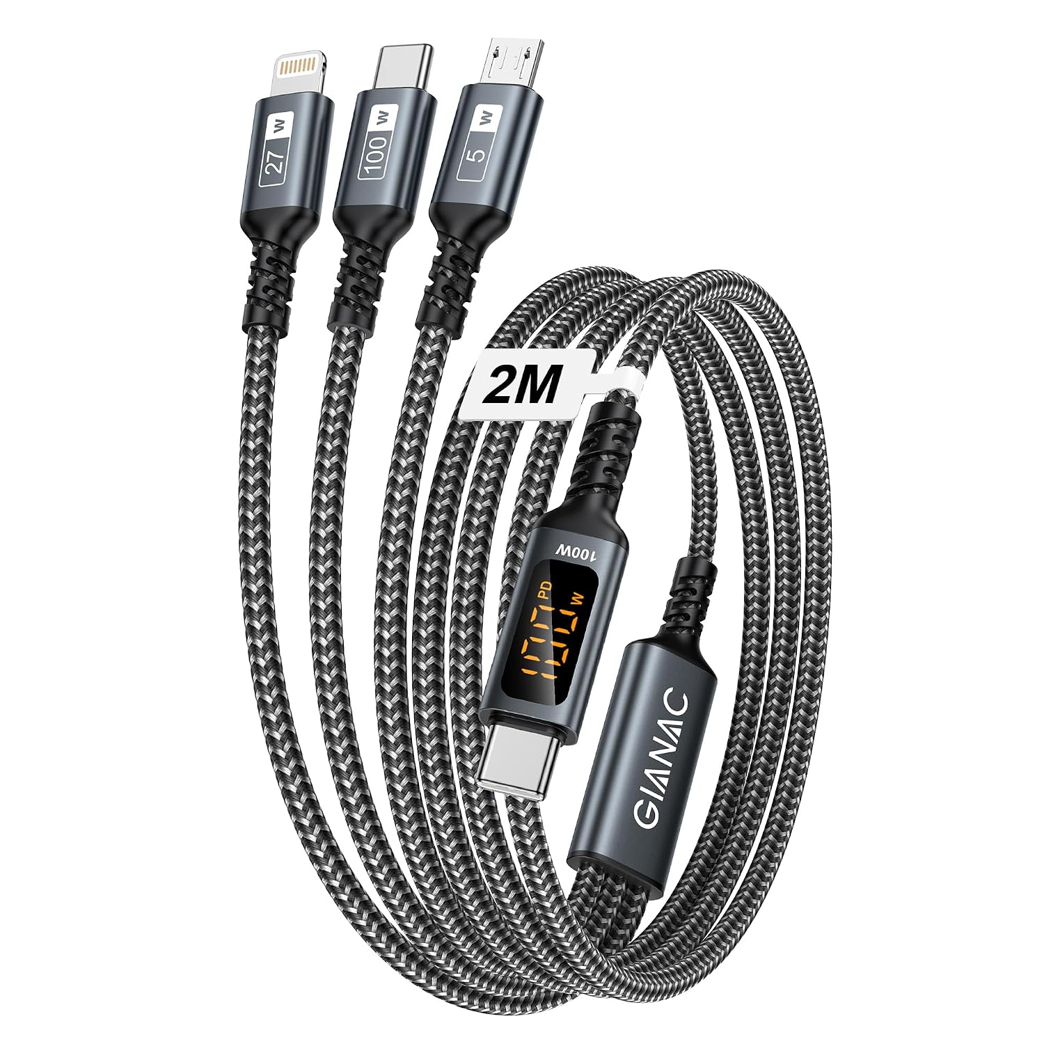 Thumbnail 6 de GIANAC 100W USB C Multi Ladekabel 50cm