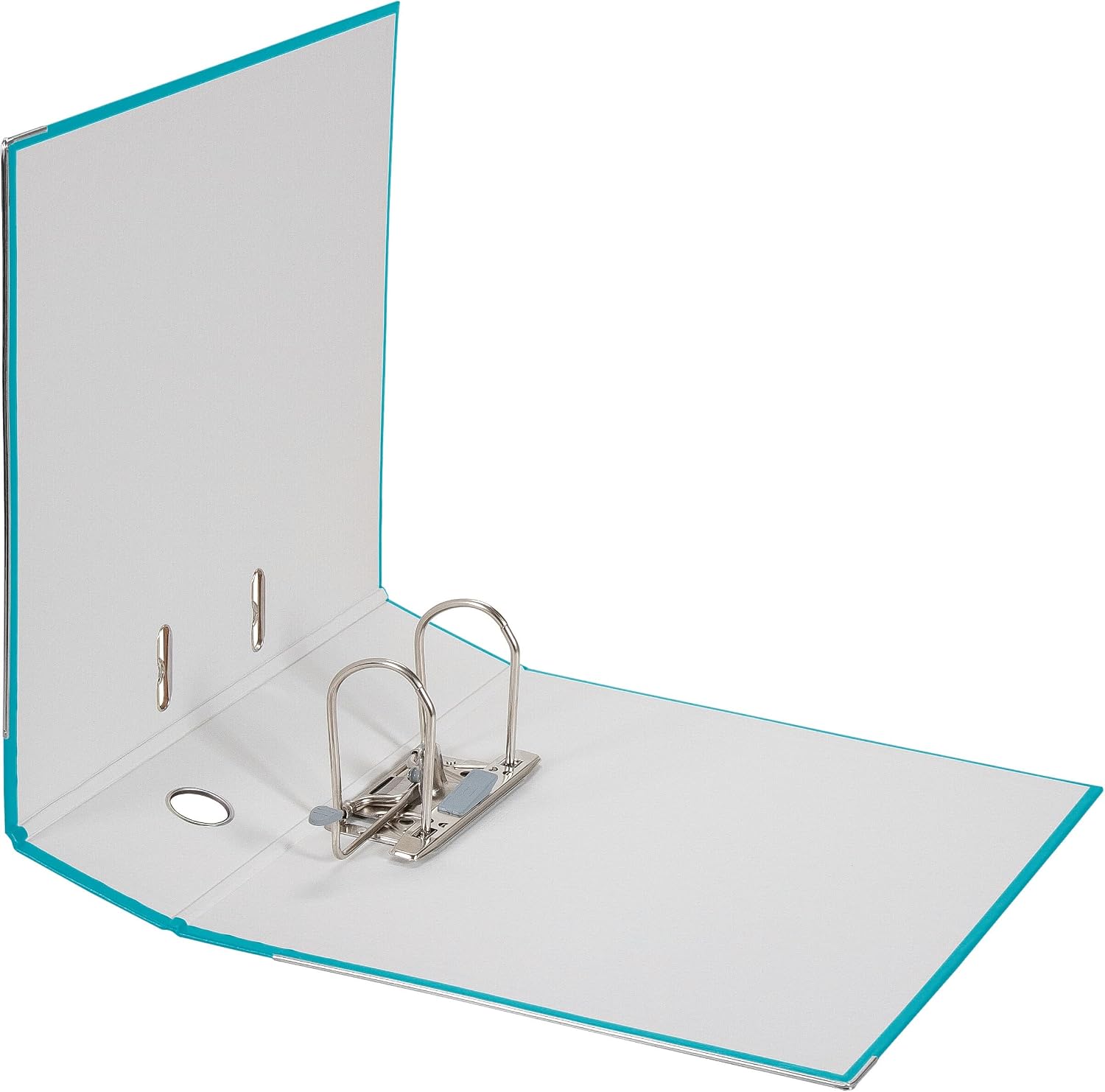 Detalle de Falken Set da 3 Raccoglitori PP-Color, 8 cm, DIN A4, Turquoise – Made in Germany