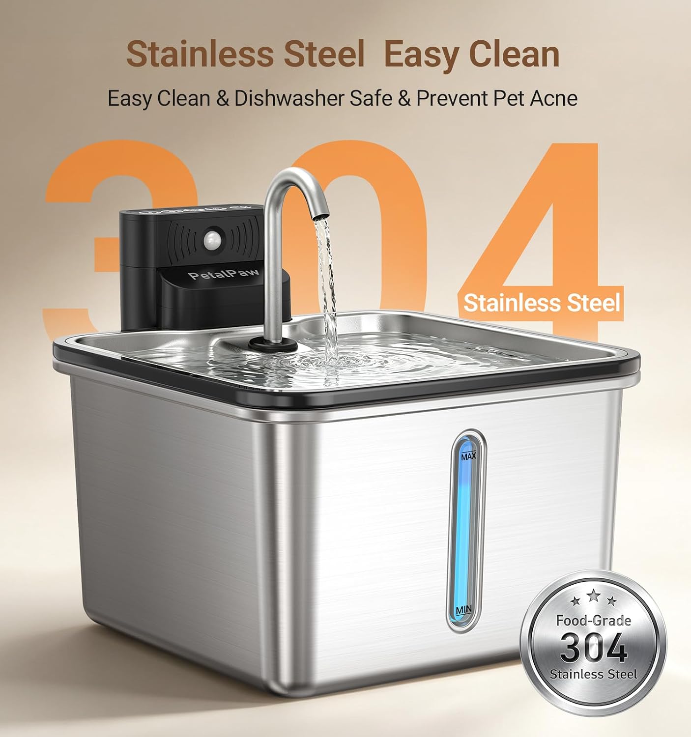 Detalle 2 de PETALPAW Cat Water Fountain, 3.5L