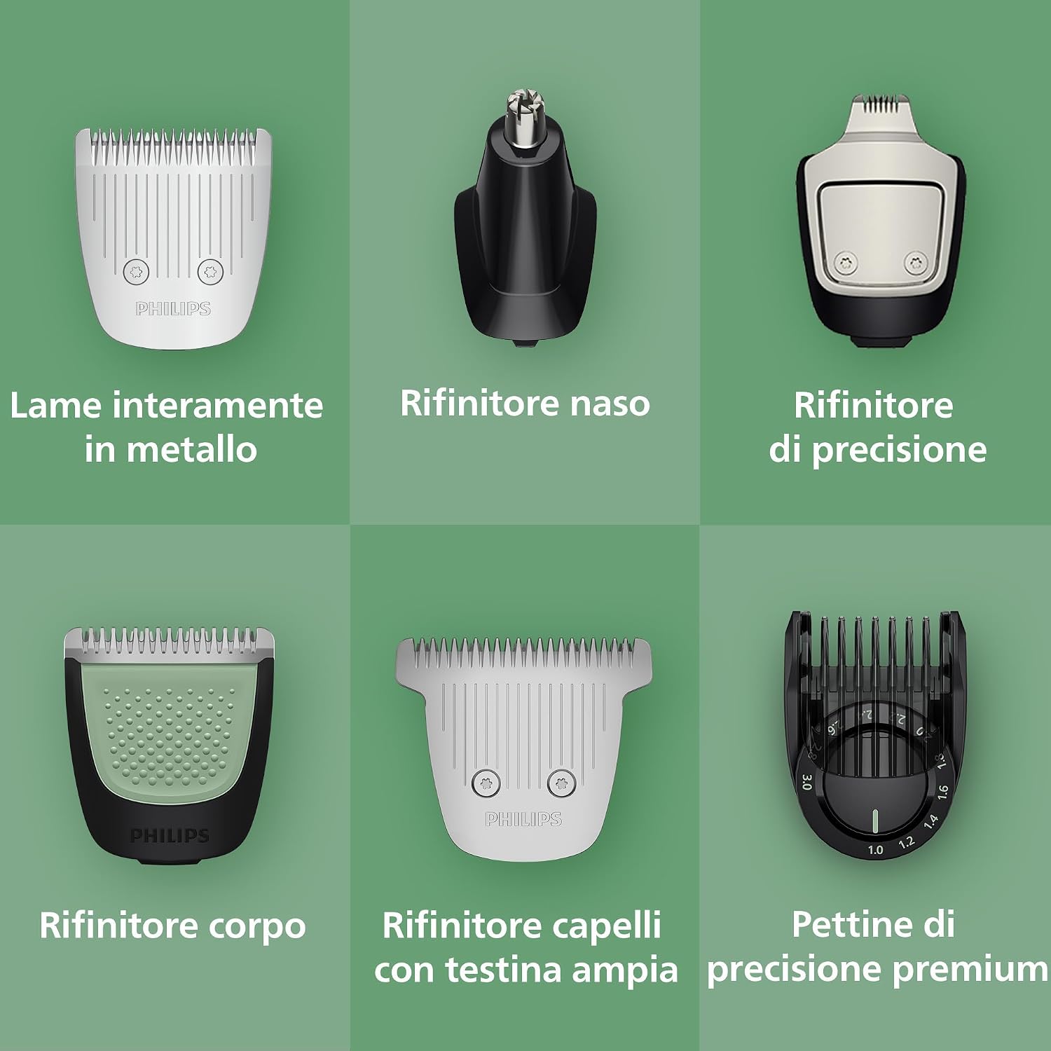 Detalle 2 de Philips MG7962/30 rifinitore 19 in 1 ✂