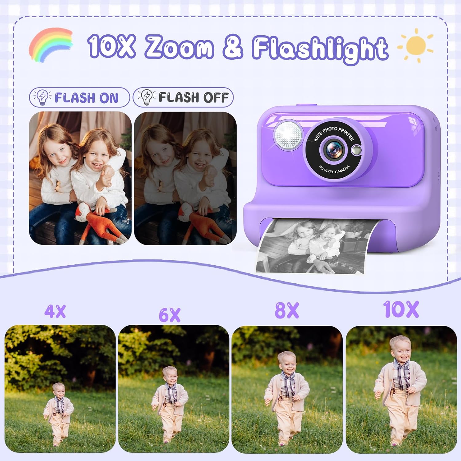 Thumbnail 5 de Appareil photo instantané enfant 2,4 pouces