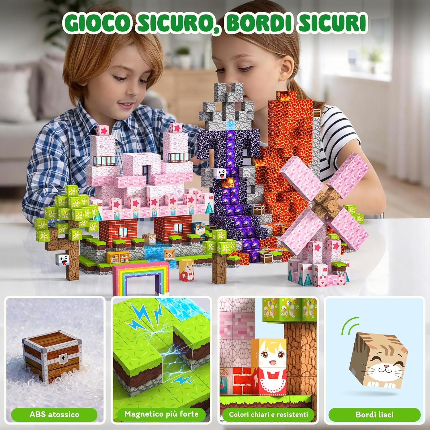 Thumbnail 5 de Crifeton 150 PCS Costruzioni Magnetiche 2 cm