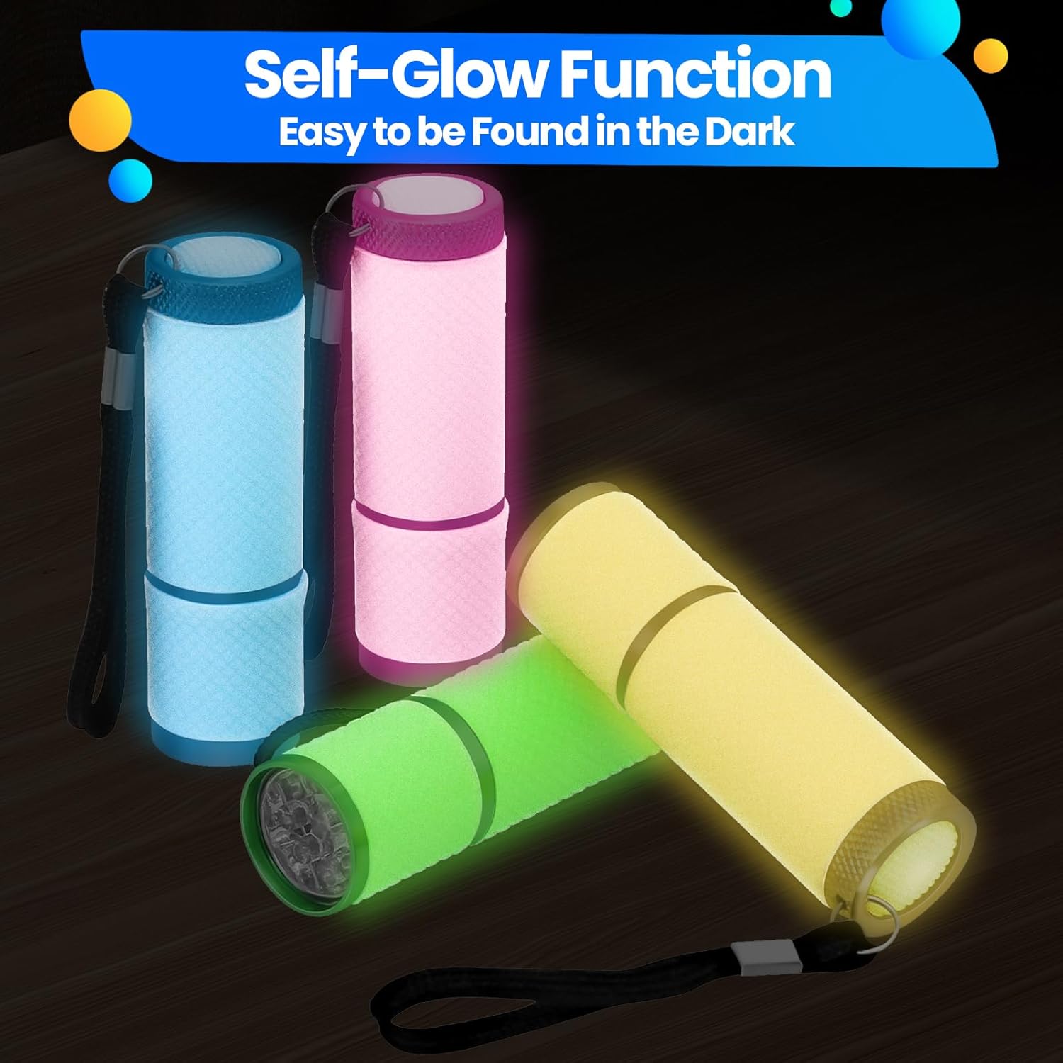 Thumbnail 4 de LANZHANFEI 4 Pack Mini Torch with 9 LEDs 🔦