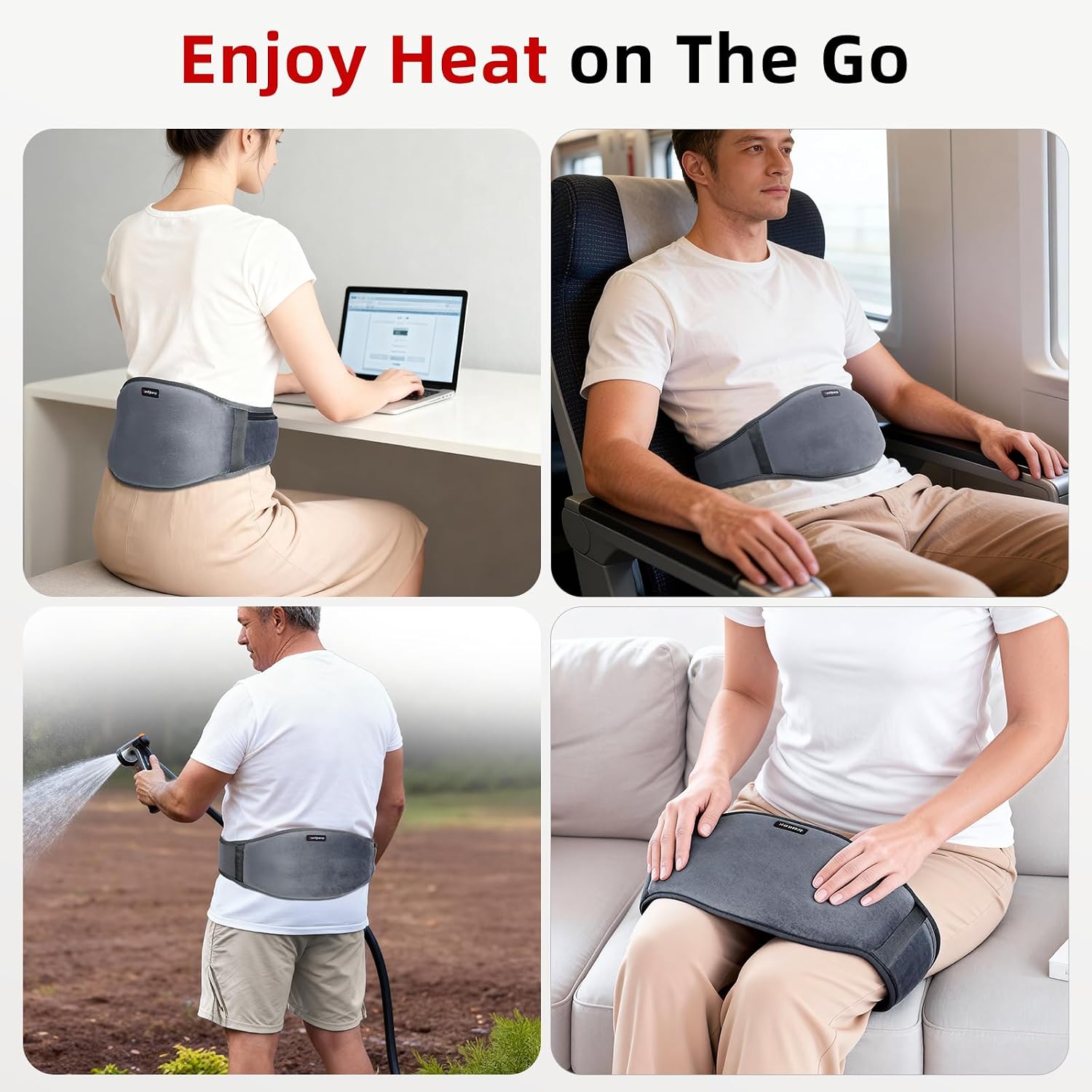 Thumbnail 6 de Comfytemp Cordless Heat Pad for Back Comfort – Portable Heated Waist Belt