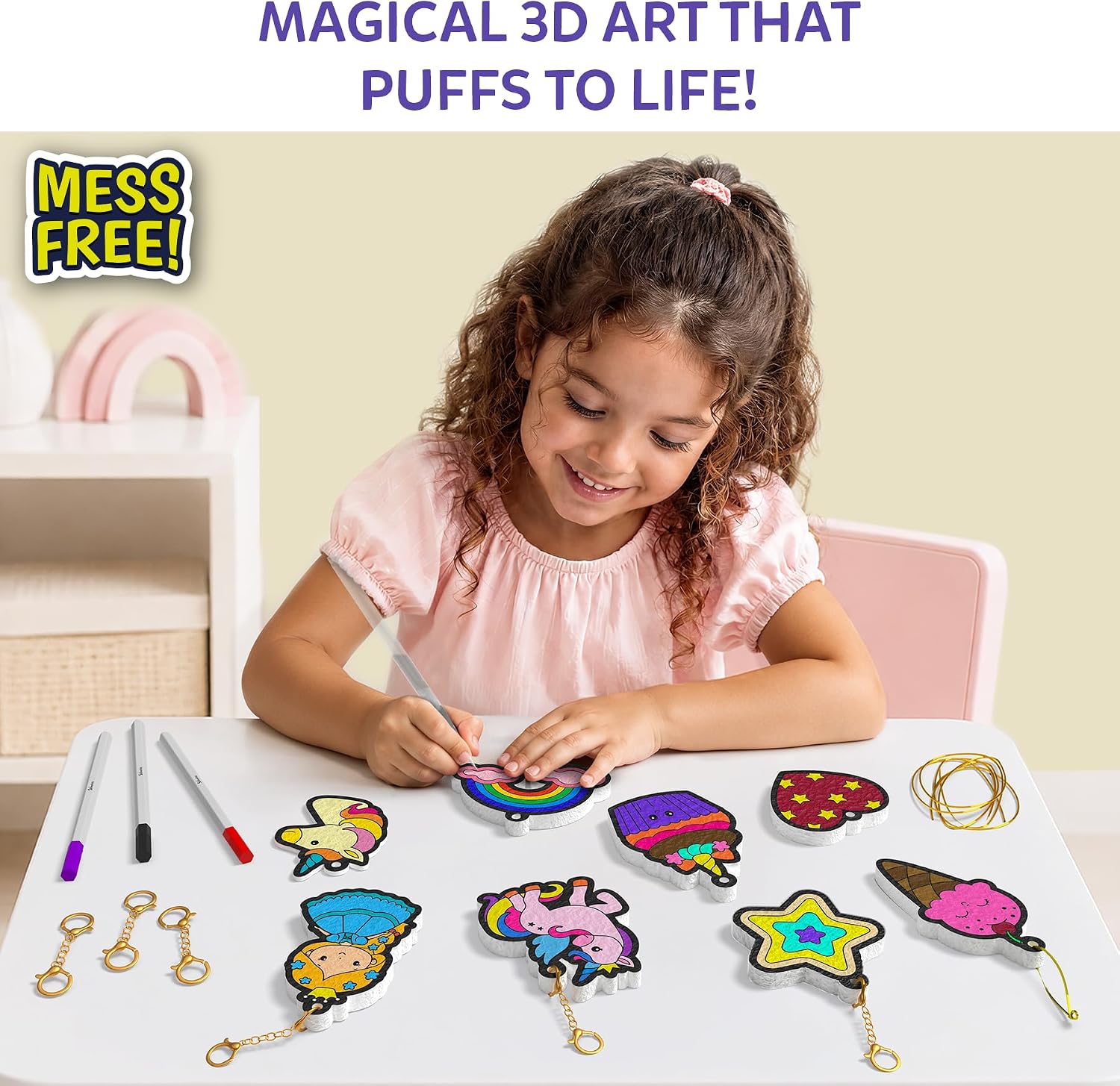 Thumbnail 1 de Skillmatics Aqua Puffs: Mess-Free 3D Art & Craft Kit for Kids