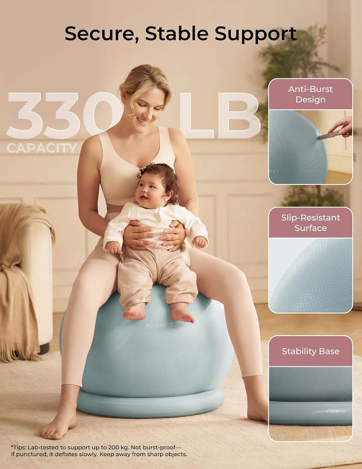 Thumbnail 6 de Momcozy BirthEase Pregnancy Ball Set with App-Based Full-Journey Courses