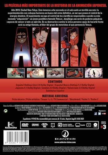 Thumbnail 1 de Akira (DVD) de Selecta Visión: animación japonesa para amantes del cine clásico