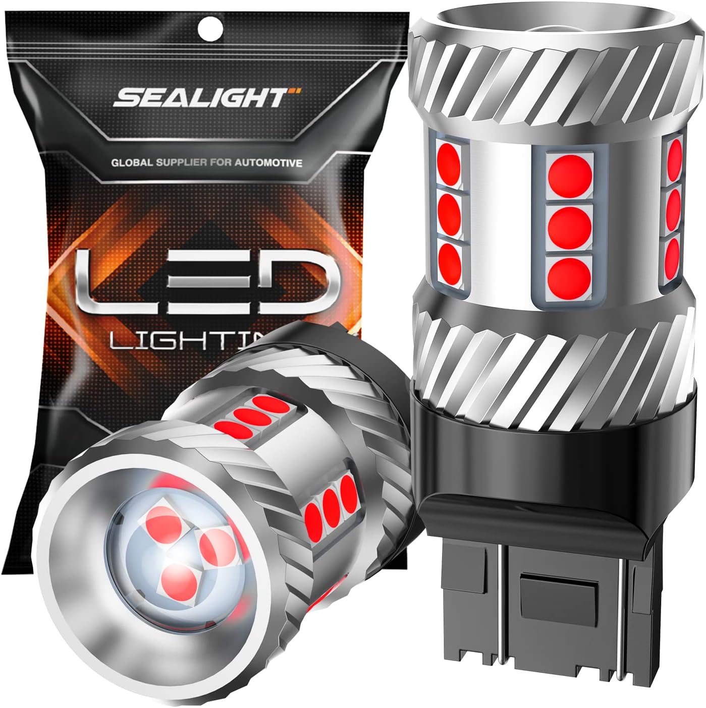 Detalle de SEALIGHT 7443 LED brake light bulbs 1800LM