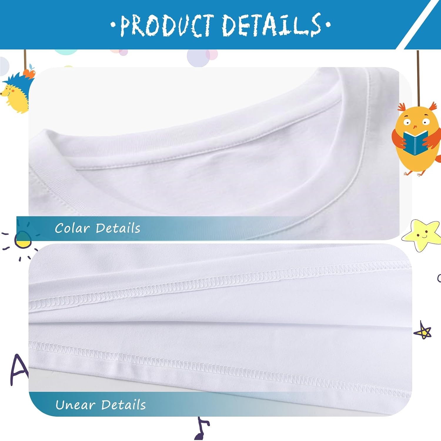 Detalle 2 de METFUIN Toddler T-Shirt, 100% Polyester