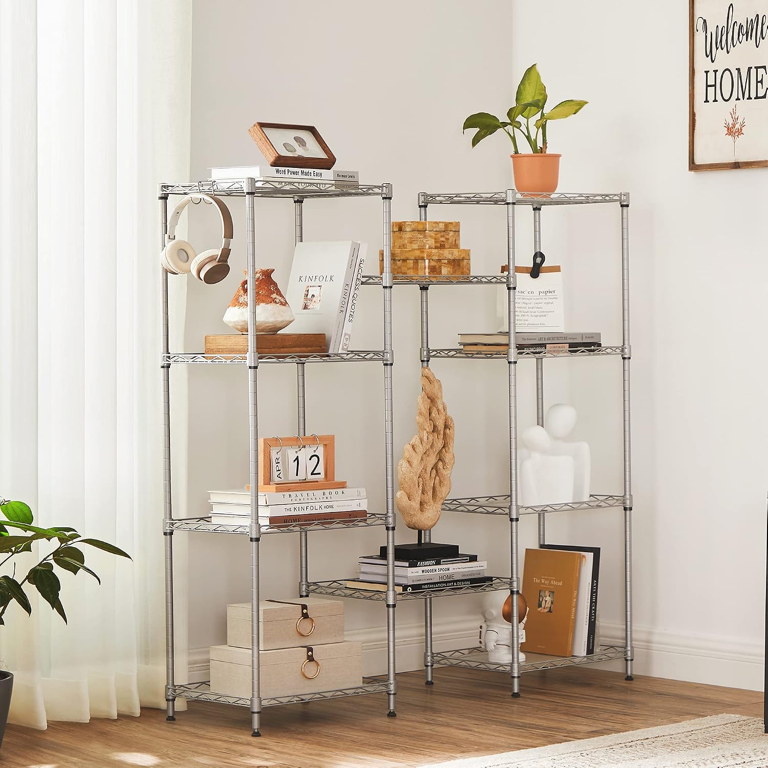 Thumbnail 3 de Songmics Kitchen Shelf 5-Tier Thin Storage