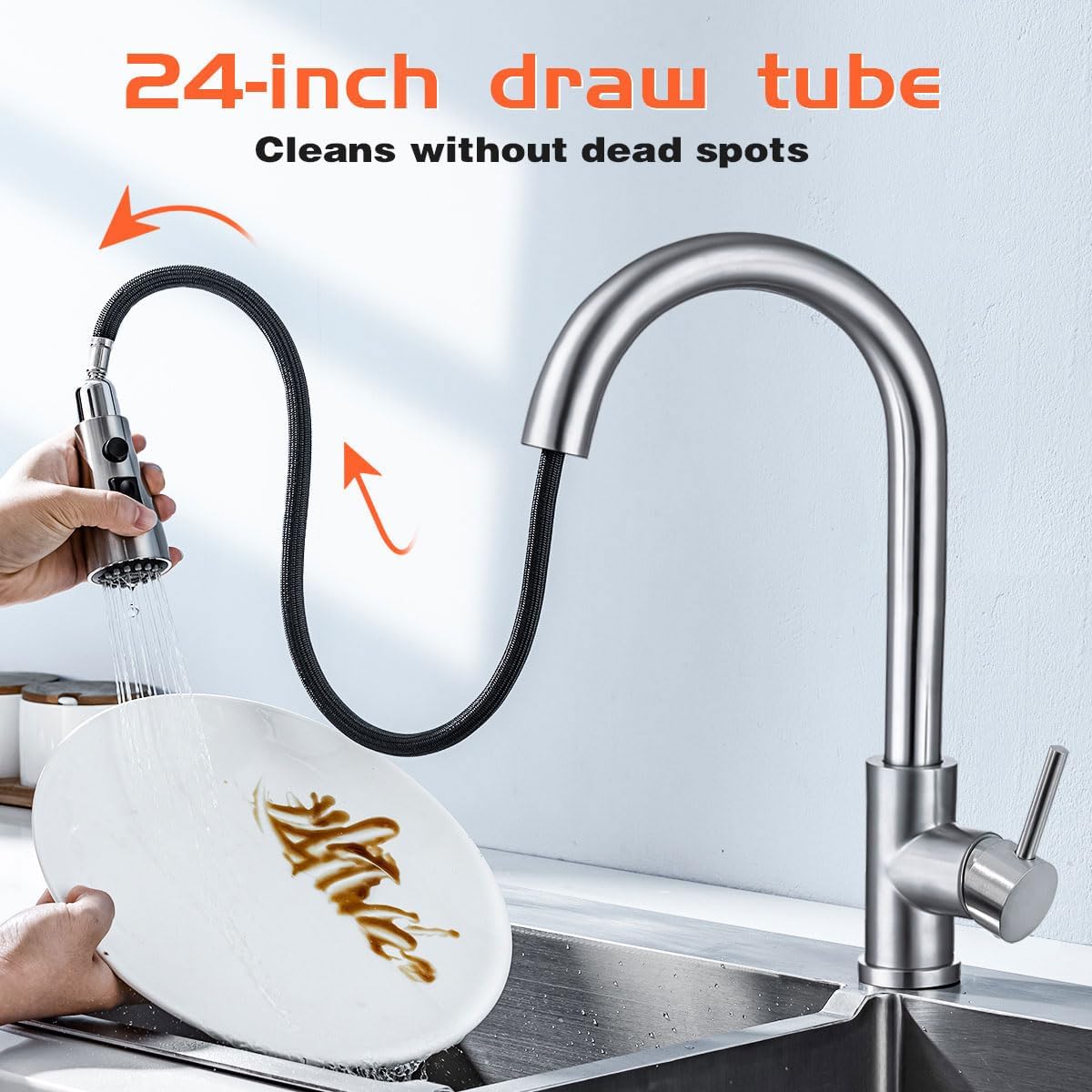 Thumbnail 1 de HASVREOG Kitchen Pull-Down Faucet