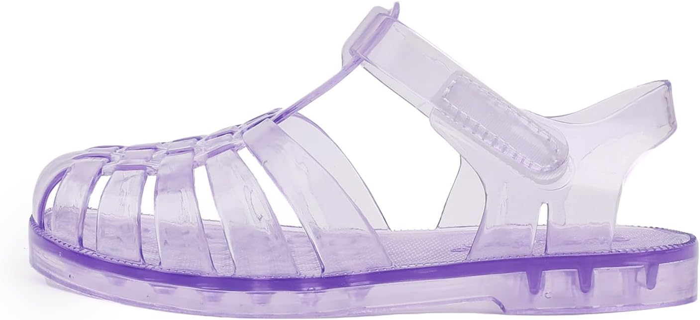 Detalle 2 de GUGUYeah Jelly Sandals for Girls: Waterproof, Velcro-Closure Jelly Sandals for Toddlers to Big Kids