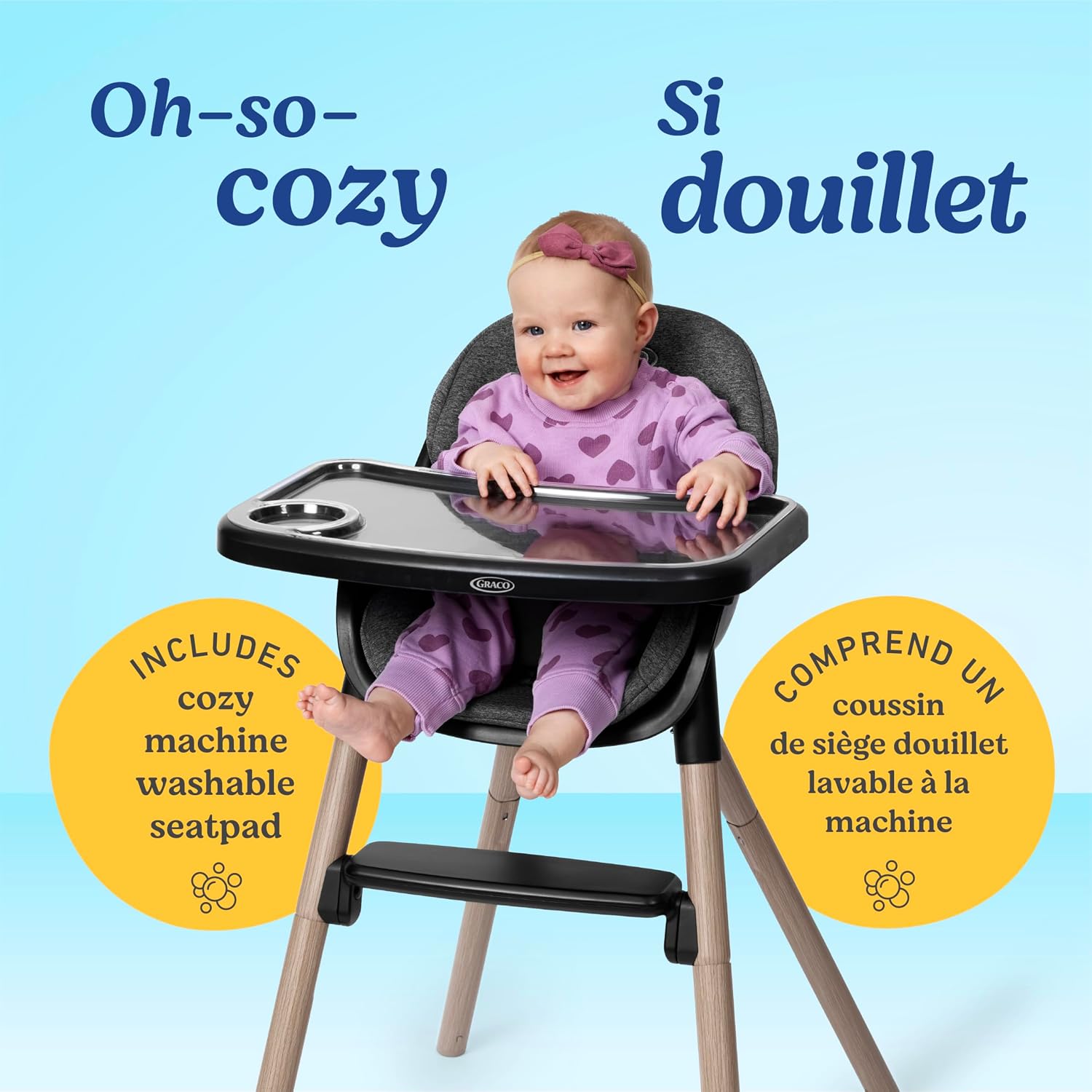 Detalle de Graco highchair, 27 kg capacity