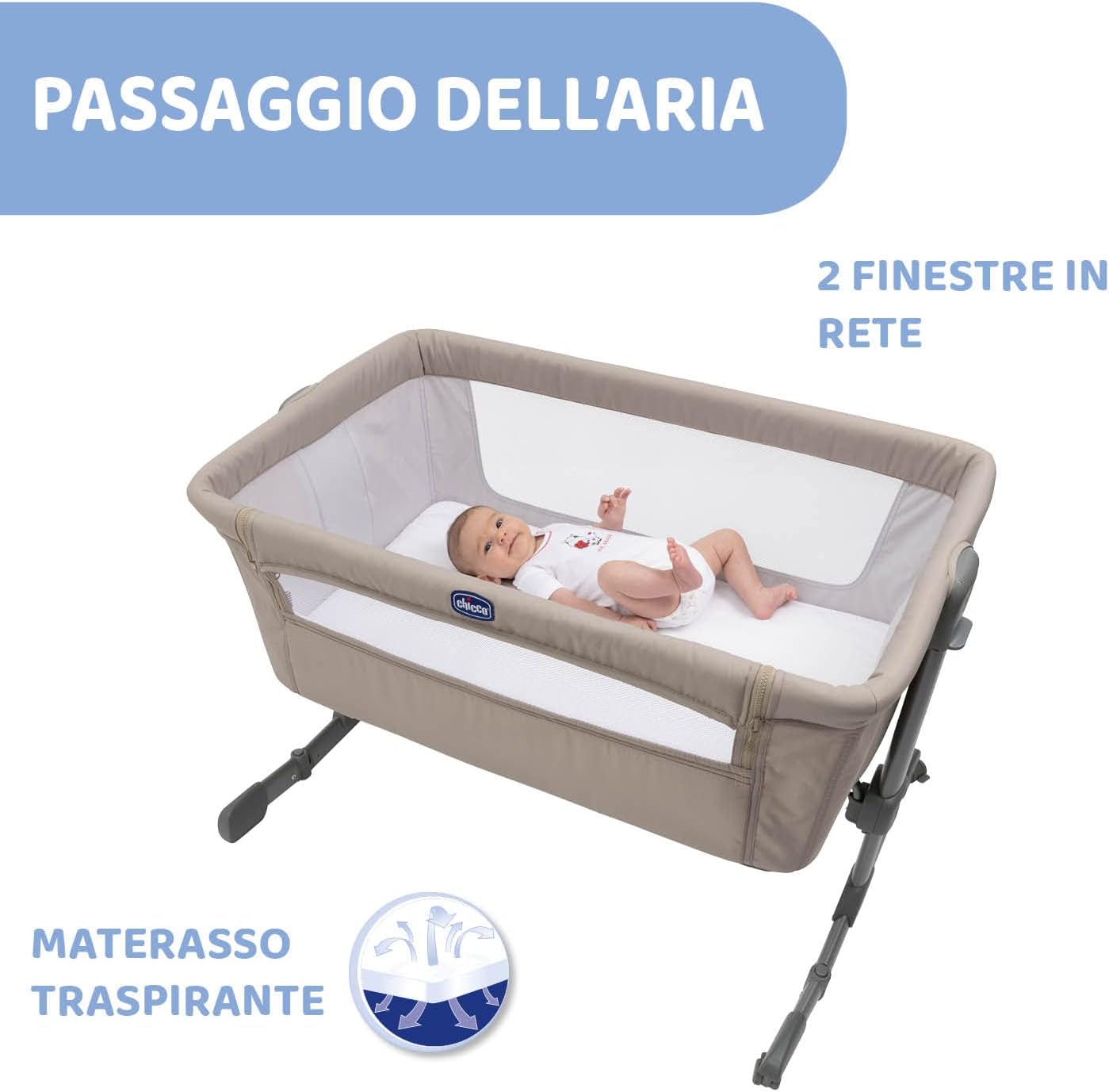 Thumbnail 5 de Chicco Next2Me Essential Culla Neonato Fianco Letto – Co-Sleeping, Altezza Regolabile e Materasso Incluso