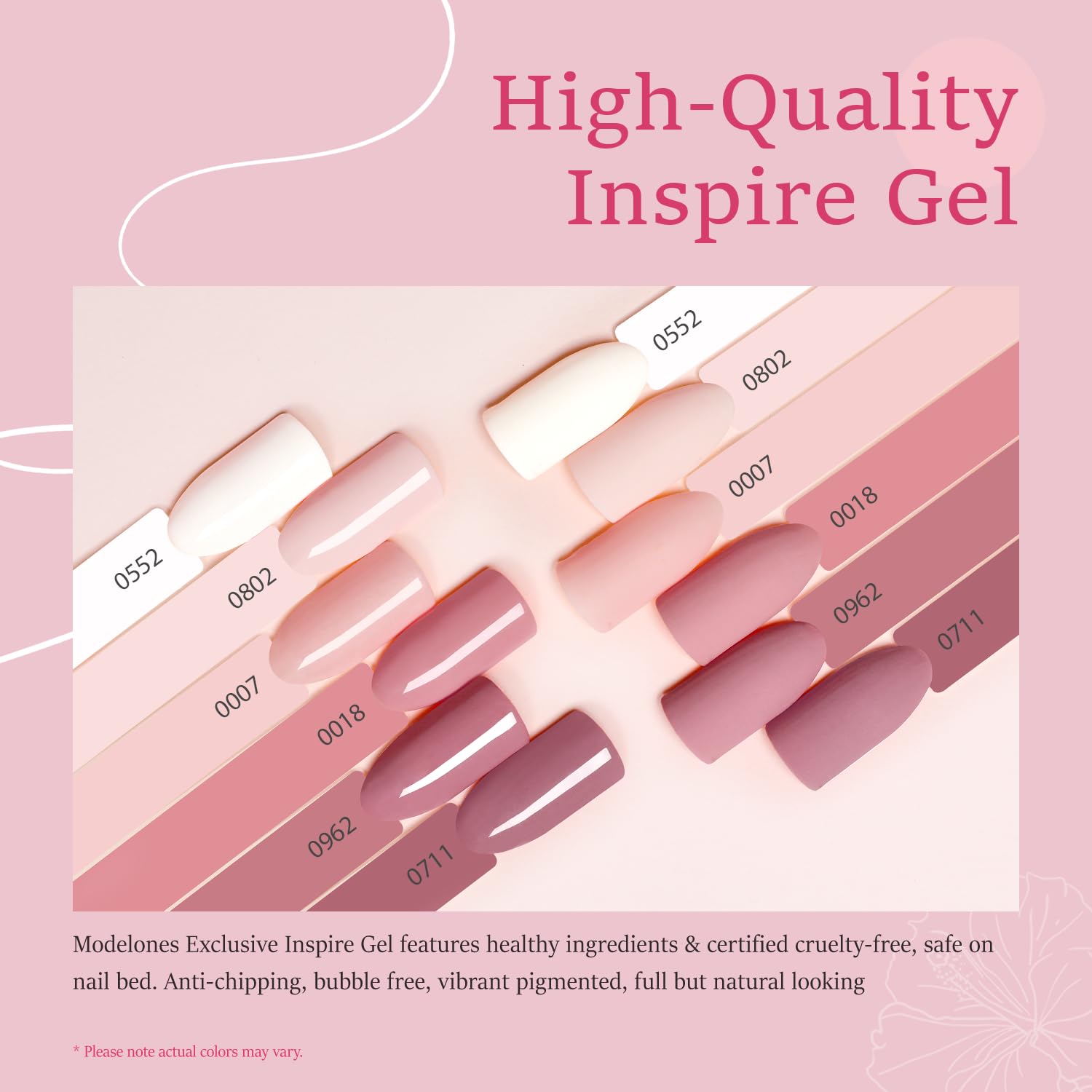 Detalle 2 de Modelones Gel Nail Polish Set 6 colors