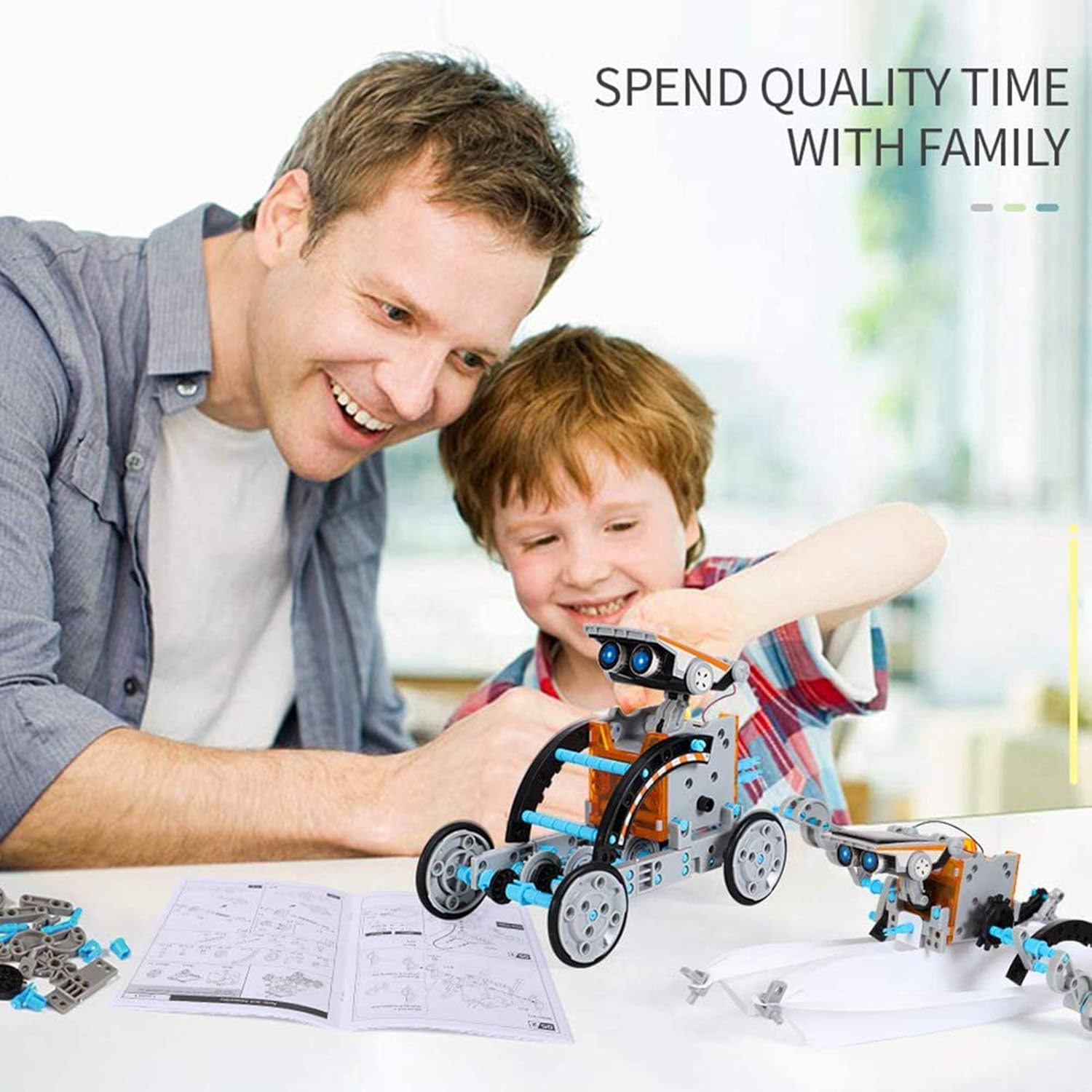 Detalle 2 de Lucky Doug Solar Robot Kit STEM for Ages 8–13 🤖