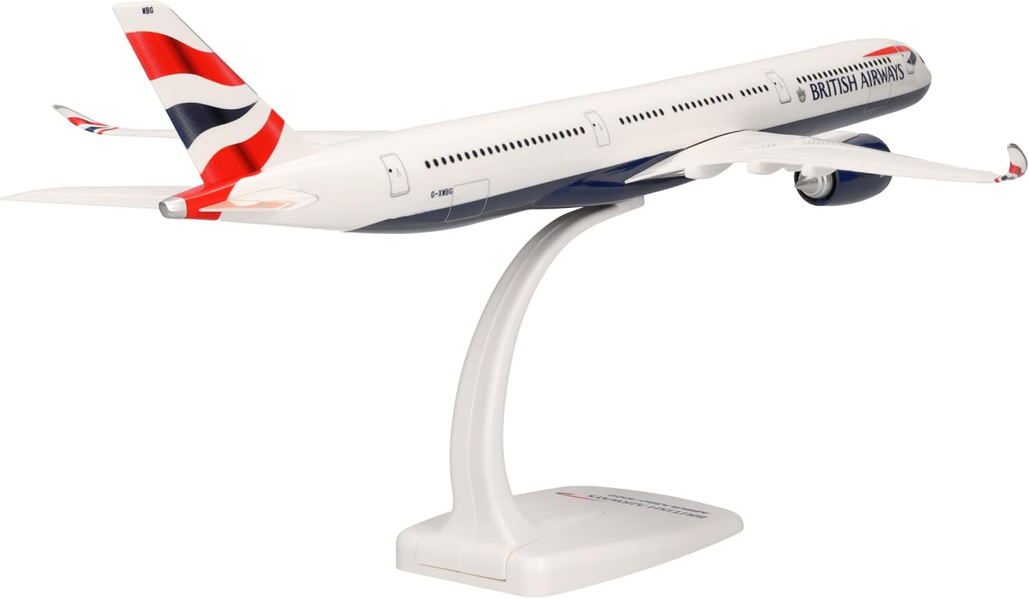 Detalle de Herpa Maquette Avion 1:200 Snap-Fit – Boeing 737-800/British Airways et Airbus A350-1000 G-XWBG