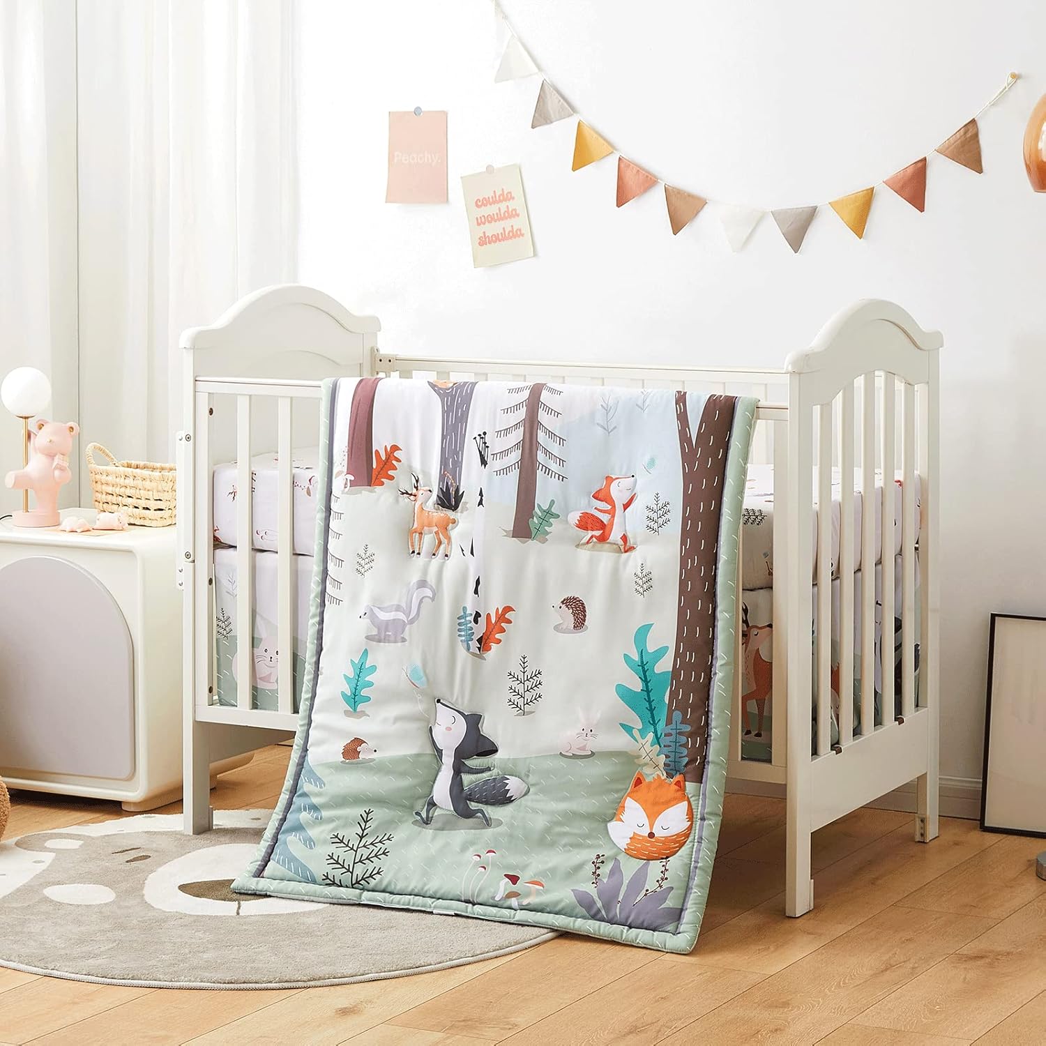 Thumbnail 4 de beeweed Animal Themed Baby Blanket 84x107 cm