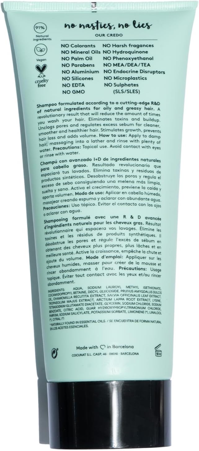 Thumbnail 6 de Shampoo COCUNAT Pure per capelli grassi da 200 ml