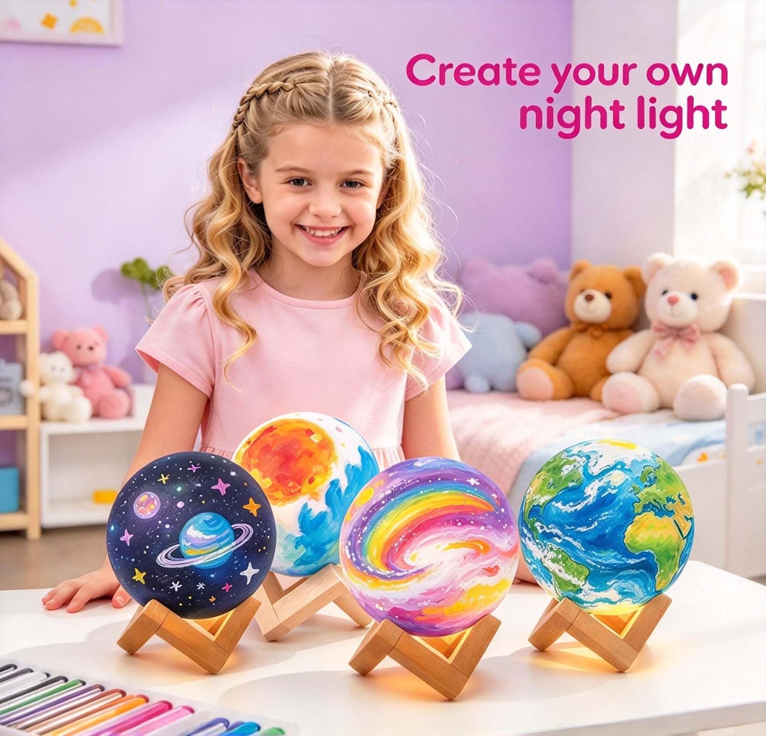 Thumbnail 6 de HOLA Moon Lamp Craft Kit