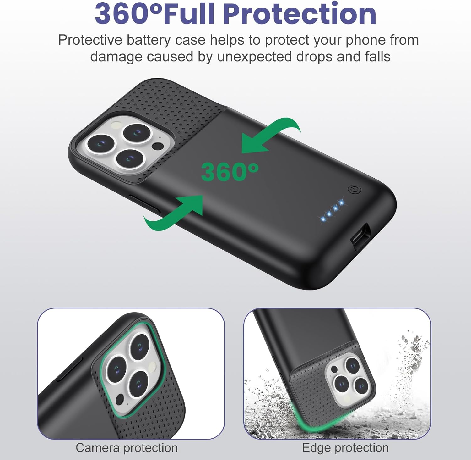 Thumbnail 6 de Feob Funda Batería para iPhone 16 Pro 7500mAh