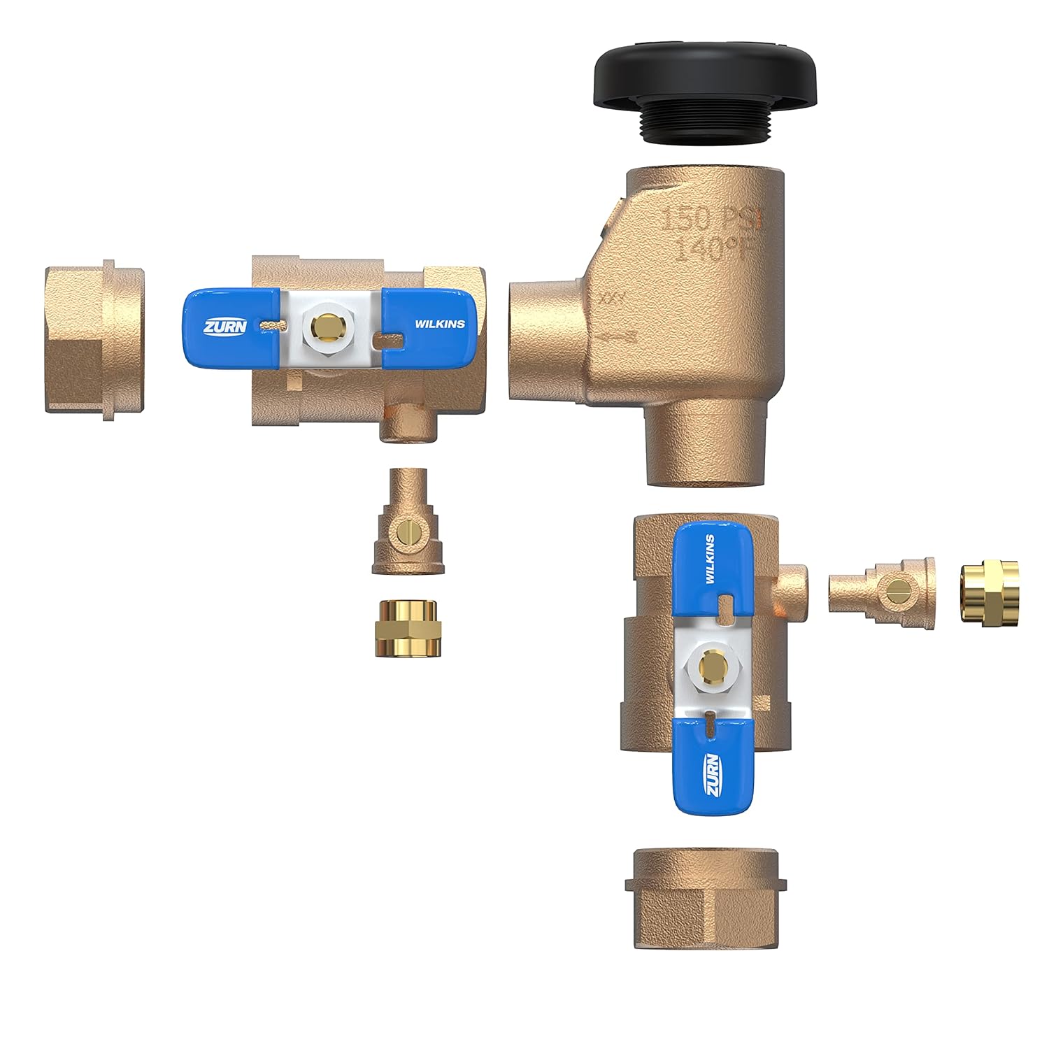 Thumbnail 1 de Zurn Wilkins 1-710 1" Pressure Vacuum Breaker Assembly