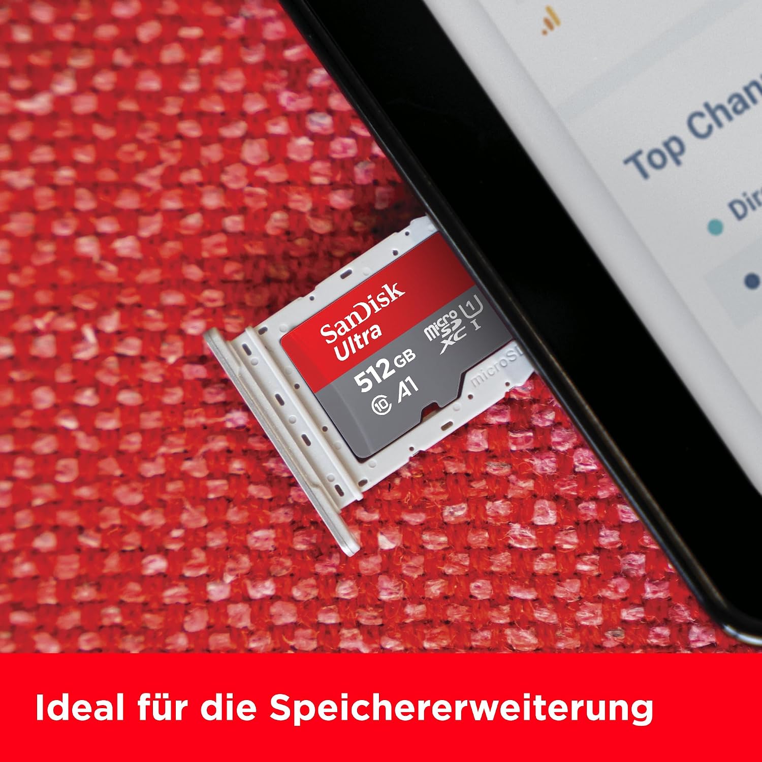 Thumbnail 3 de SanDisk Ultra Android microSDXC UHS-I Speicherkarte 512 GB + Adapter