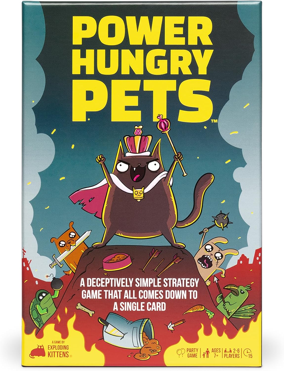 Detalle de Exploding Kittens Power Hungry Pets