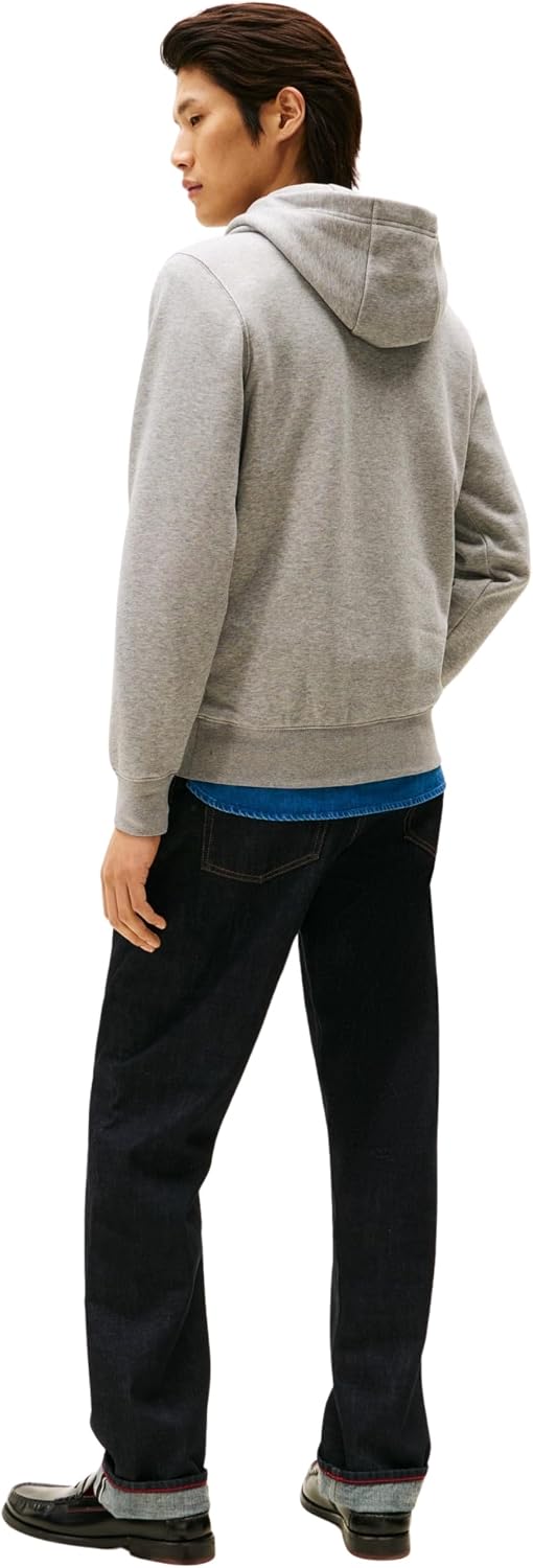 Detalle de Tommy Hilfiger Brand Love Small Hilfiger Hoodie Mw0mw41429 – Felpa con cappuccio unisex adult, sostenibile