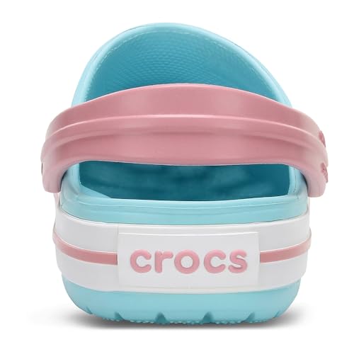 Thumbnail 5 de Crocs Unisexe Enfant Crocband Clog K – Ice Blue/White, pointures 28/29 EU