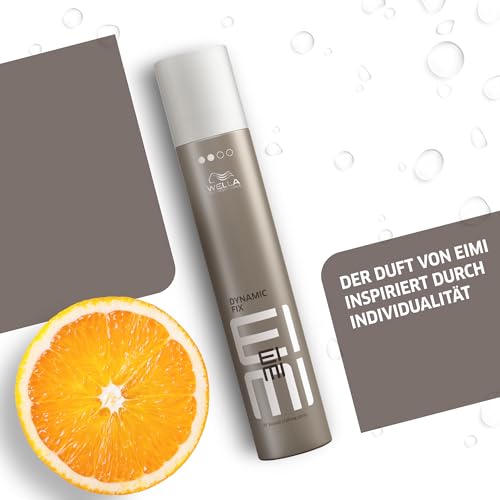 Detalle de Wella Professionals EIMI Dynamic Fix Styling Spray – 500 ml für flexiblen Halt und UV-/Feuchtigkeits‑Schutz