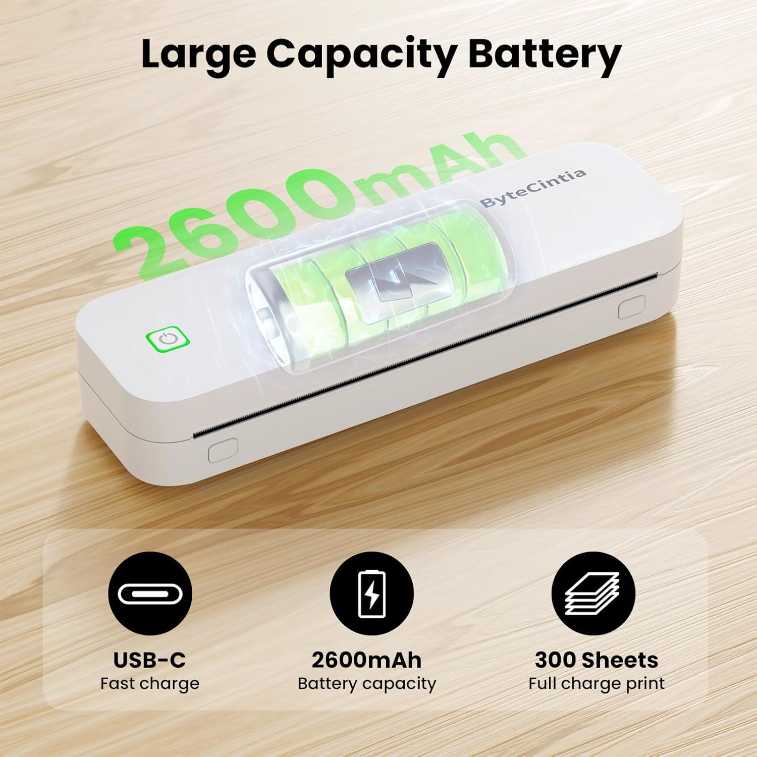 Thumbnail 6 de ByteCintia A4 Impresora Portátil Térmica Bluetooth 📄