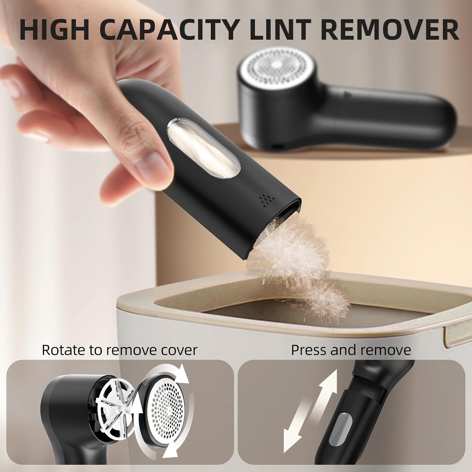 Thumbnail 6 de BZGG Rechargeable Lint Remover for Clothes