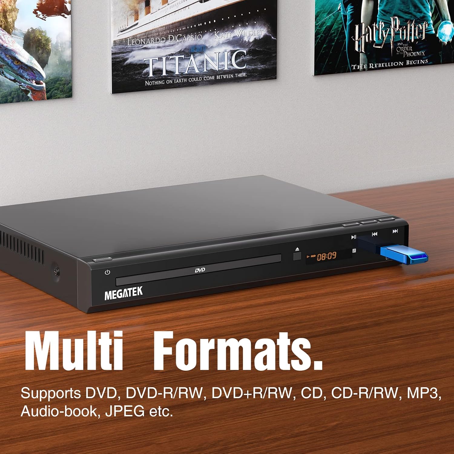 Detalle de MEGATEK DuraPlay DP-260M55HD Region-Free DVD Player with 1080p HDMI Upscaling