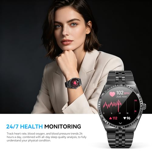 Detalle de SOUYIE H66PRO Smartwatch: Classic Zinc Alloy Design with Bluetooth Calling and Health Tracking