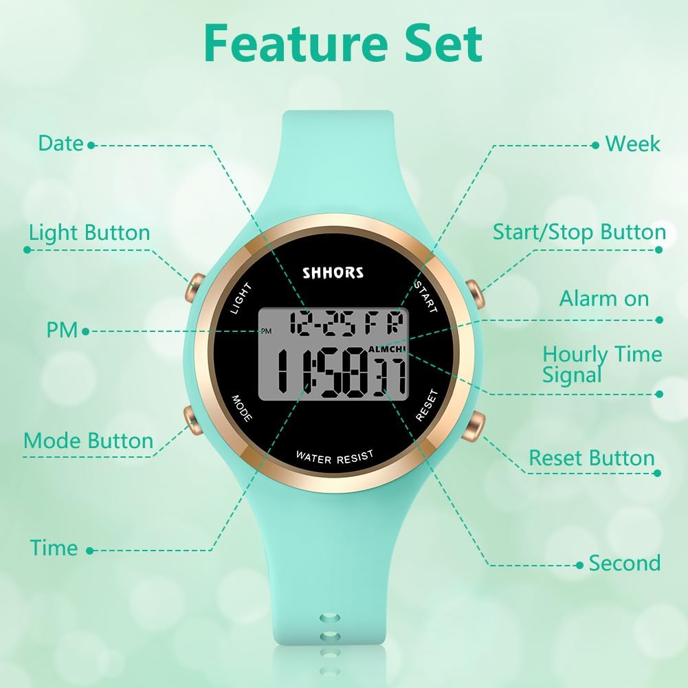 Thumbnail 2 de AOOSU Reloj para Mujer LED 1 correa