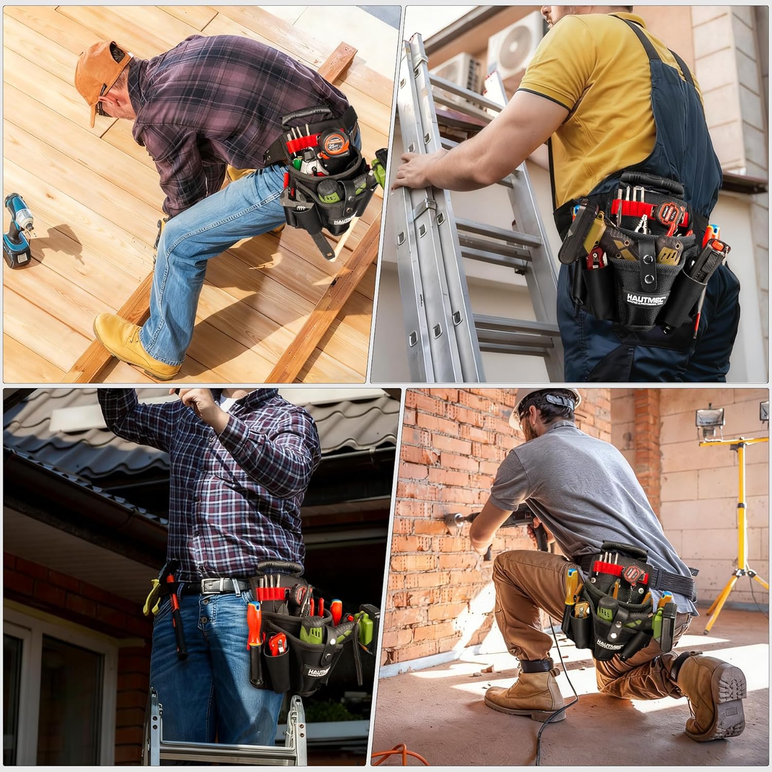 Thumbnail 6 de HAUTMEC Heavy-Duty Tool Belt Pouch HT0410