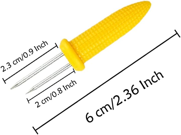 Detalle 2 de 24 Pack Stainless Steel Corn Holders for Grilling and Barbecues