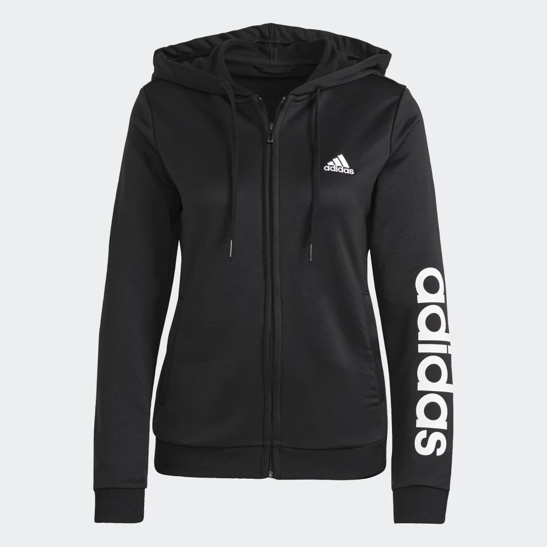 Thumbnail 1 de Chándal Essentials Logo French Terry de Adidas (Negro) — comodidad urbana para el día a día