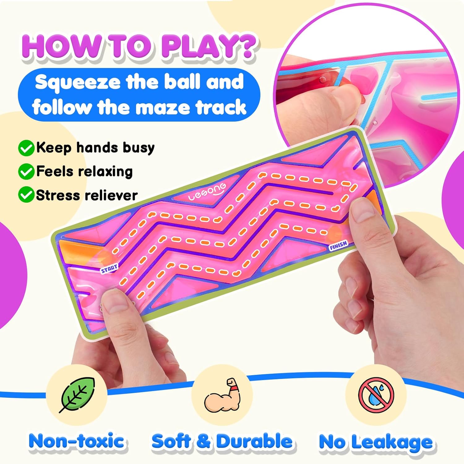 Thumbnail 1 de Squishy Sensory Fidget 6 Pack