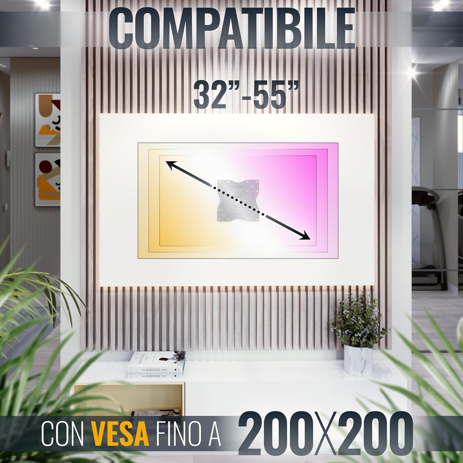 Thumbnail 4 de RICOO R12 Supporto TV 33-81 cm 📺