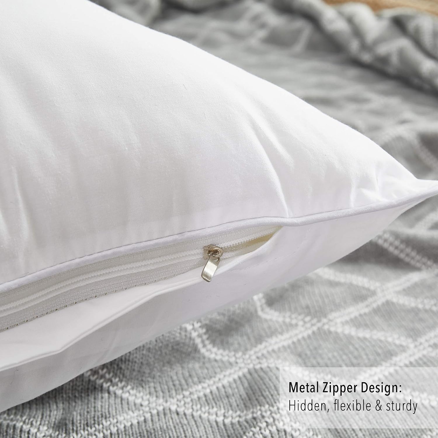 Detalle 2 de Oubonun 30 x 30 Pillow Inserts 2-Pack ๐