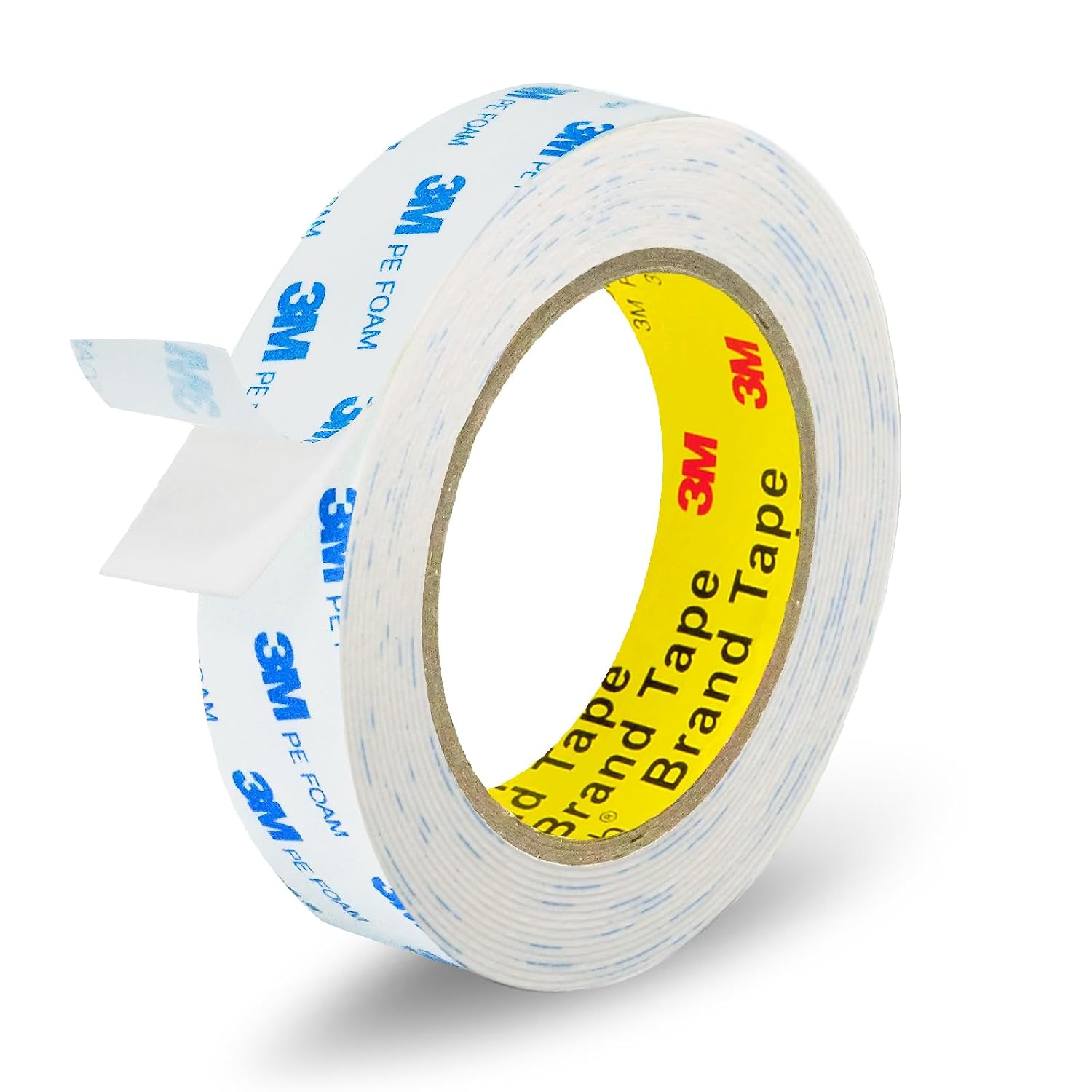 Detalle de P7yaumy 1600BNE Double-Sided PE Foam Mounting Tape, 1 in x 16.5 ft